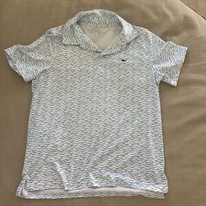 Vineyard Vines Boys Blue Performance Polo Shirt